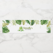 Étiquette Pour Bouteilles D'eau Baby shower Dinosaur (Étiquettes simples)