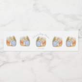 Étiquette Pour Bouteilles D'eau Baby shower lapin Beatrix Potter (Étiquettes simples)