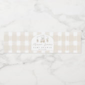 Étiquette Pour Bouteilles D'eau Baby shower Little Sprout (Étiquettes simples)