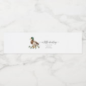 Étiquette Pour Bouteilles D'eau Baby shower Mallard Duck (Étiquettes simples)