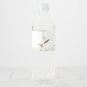 Étiquette Pour Bouteilles D'eau Baby shower Mallard Duck (Dos)