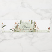 Étiquette Pour Bouteilles D'eau Baby shower Mallard Duck (Étiquettes simples)