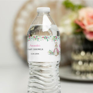 Étiquette Pour Bouteilles D'eau Baby shower Peter Rabbit