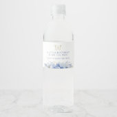 Étiquette Pour Bouteilles D'eau Baby shower petit papillon (Devant)