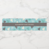 Étiquette Pour Bouteilles D'eau Baby shower Safari (Étiquettes simples)