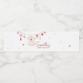 Étiquette Pour Bouteilles D'eau Baby shower Valentine Sweetheart (Étiquettes simples)