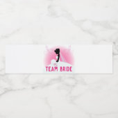 Étiquette Pour Bouteilles D'eau Bachelorette Party Chaussure rose (Étiquettes simples)