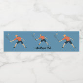Étiquette Pour Bouteilles D'eau Badminton (Étiquettes simples)