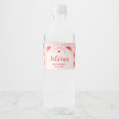 Étiquette Pour Bouteilles D'eau Baie Fraise (Devant)