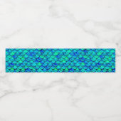 Étiquette Pour Bouteilles D'eau Balances bleues à perte d'eau (Étiquettes simples)