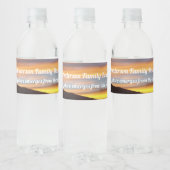Étiquette Pour Bouteilles D'eau Balise Nom du devis de réunion de famille de Sunse (Bouteilles)