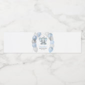 Étiquette Pour Bouteilles D'eau Ballons éléphants Baby showers mignons (Étiquettes simples)