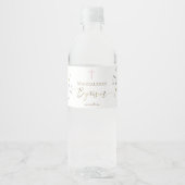 Étiquette Pour Bouteilles D'eau Baptême (Devant)