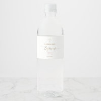 Baptême petit arc rose