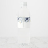 Étiquette Pour Bouteilles D'eau Baptême rose bleu (Dos)