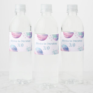 Étiquette Pour Bouteilles D'eau Bath bombe sexe neutre fête d'anniversaire