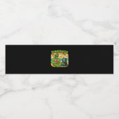 Étiquette Pour Bouteilles D'eau Beachside Boogeymen - Classe Retro Summerween Vibe (Étiquettes simples)