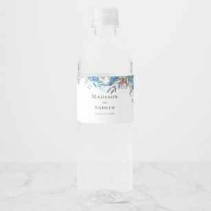 Étiquette Pour Bouteilles D'eau Beautiful Watercolor