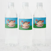 Étiquette Pour Bouteilles D'eau Bébé Hérisson (Bouteilles)