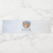 Étiquette Pour Bouteilles D'eau Bébé mignon Fox Baby shower hiver neige (Étiquettes simples)