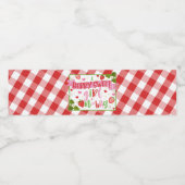 Étiquette Pour Bouteilles D'eau Berry Sweet Girl est sur le chemin (Étiquettes simples)