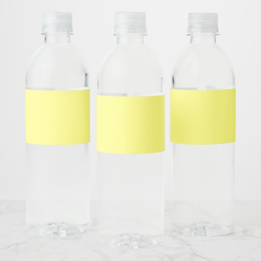 Étiquette Pour Bouteilles D'eau Beurre jaune (Bouteilles)