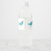 Étiquette Pour Bouteilles D'eau Birdy (Dos)