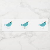 Étiquette Pour Bouteilles D'eau Birdy (Étiquettes simples)