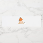 Étiquette Pour Bouteilles D'eau Bite Drink Be Effrayant Halloween (Étiquettes simples)