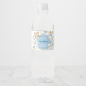 Étiquette Pour Bouteilles D'eau Blue Bundle Joy : Baby Boy Shower (Devant)