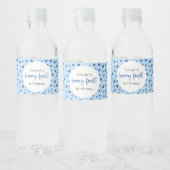 Étiquette Pour Bouteilles D'eau Blueberry 1er anniversaire Berry First (Bouteilles)