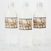 Étiquette Pour Bouteilles D'eau BM Bar Bat mitzvah Gold Yad (Bouteilles)