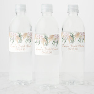 Étiquette Pour Bouteilles D'eau Boho Chic bouteille d'eau étiquette