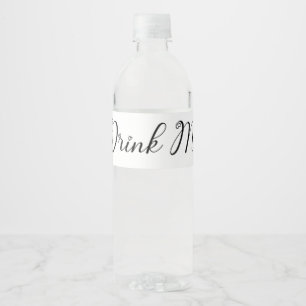 Étiquette Pour Bouteilles D'eau Boire moi Étiquette bouteille d'eau - Alice au pay