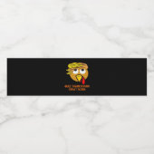 Étiquette Pour Bouteilles D'eau Bon thanksgiving (Étiquettes simples)