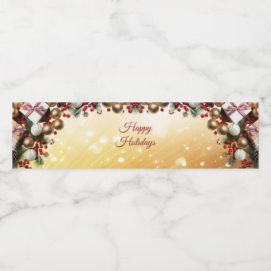 Étiquette Pour Bouteilles D'eau Bonbons au chocolat (Étiquettes simples)