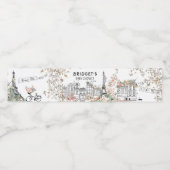 Étiquette Pour Bouteilles D'eau Bonjour Bebe Français Baby shower neutre entre les (Étiquettes simples)