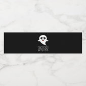 Étiquette Pour Bouteilles D'eau Boo ! Petite Halloween Par Lucas (Étiquettes simples)