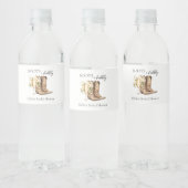 Étiquette Pour Bouteilles D'eau Bottes élégantes et Fête des mariées Bubbly (Bouteilles)