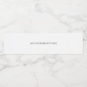 Étiquette Pour Bouteilles D'eau Bottle Label (Étiquettes simples)