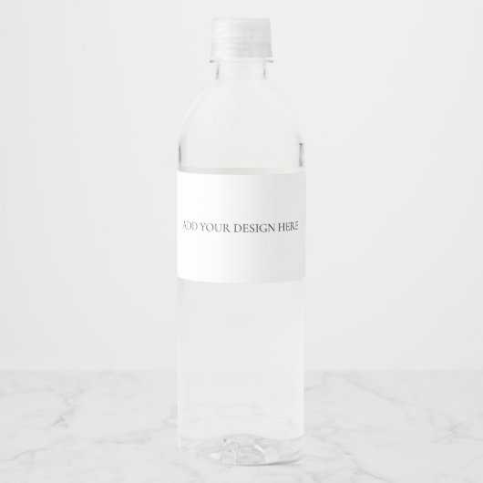 Étiquette Pour Bouteilles D'eau Bottle Label (Devant)