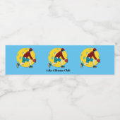 Étiquette Pour Bouteilles D'eau Boule de pique (Étiquettes simples)