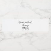 Étiquette Pour Bouteilles D'eau Bouteille à eau Mariage personnalisée (Étiquettes simples)