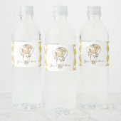 Étiquette Pour Bouteilles D'eau Bouteille d'eau Angel Étiquette-Or & Vert (Bouteilles)