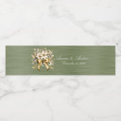 Étiquette Pour Bouteilles D'eau Bouteille d'eau de Faire-part de mariage de frambo (Étiquettes simples)