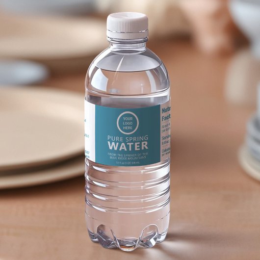 Étiquette Pour Bouteilles D'eau Bouteille d'eau de marque personnalisable Premier 