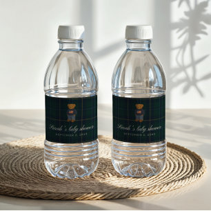 Étiquette Pour Bouteilles D'eau Bouteille d'eau pour Baby Shower Ourson Teddy Polo