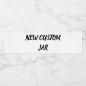 Étiquette Pour Bouteilles D'eau Bouteille personnalisée (Étiquettes simples)