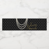 Étiquette Pour Bouteilles D'eau BRIDE & CO Couture Paris Theme Showparty (Étiquettes simples)