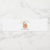 Étiquette Pour Bouteilles D'eau Bucket Citrouille d'Halloween (Étiquettes simples)